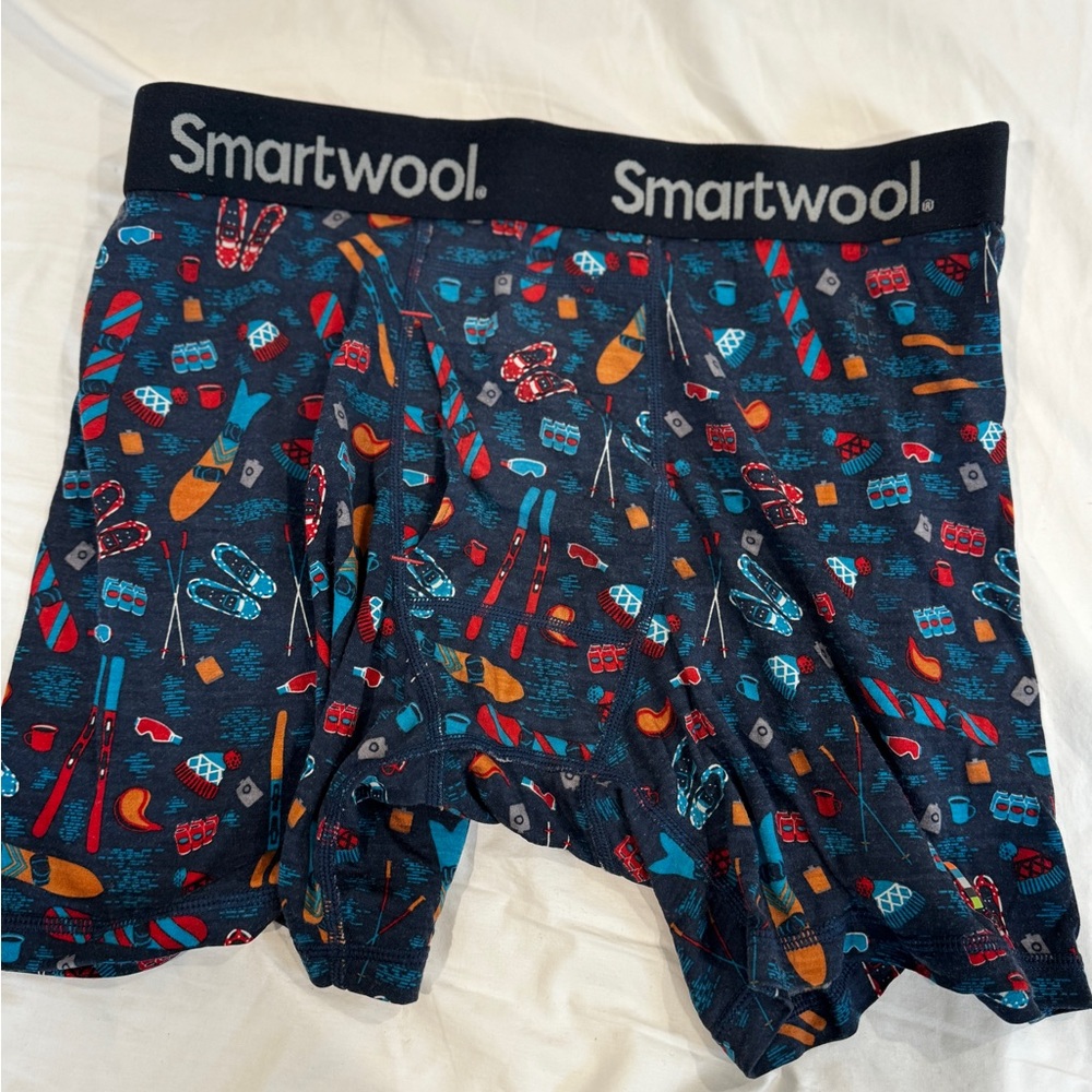 Smartwool Men's Colorful Pattern Boxer Briefs